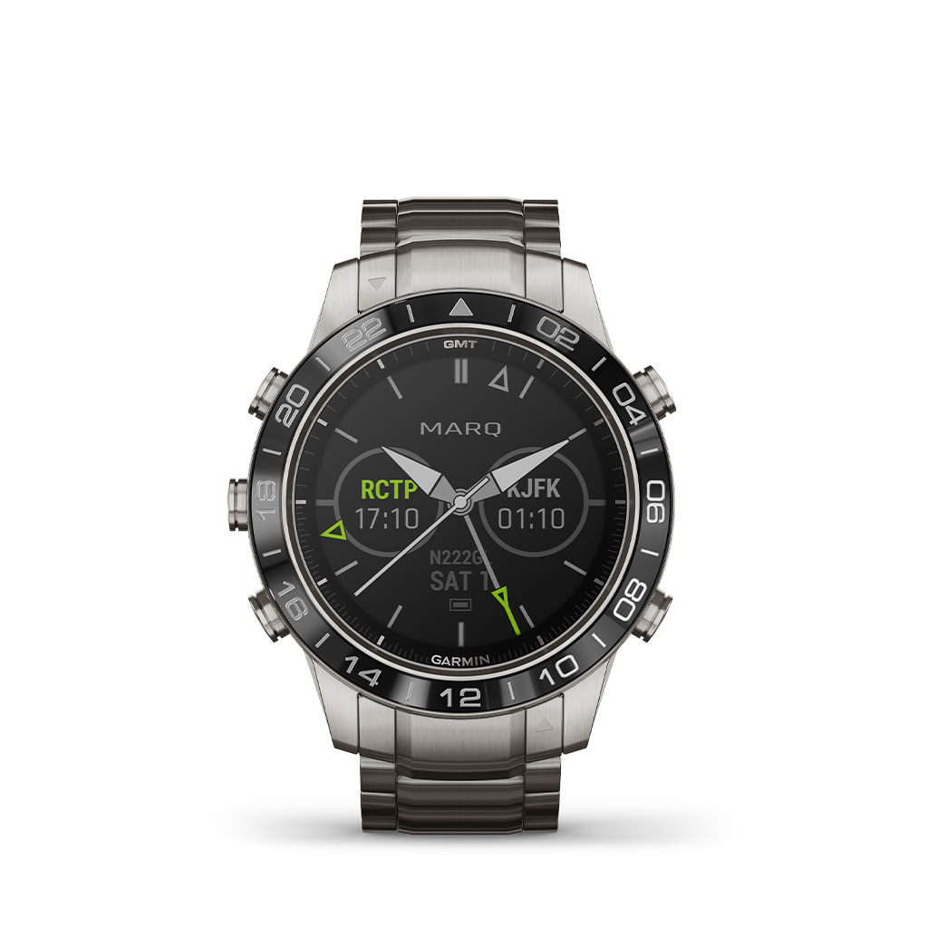 Garmin MARQ Aviator 46mm Titanium Bracelet