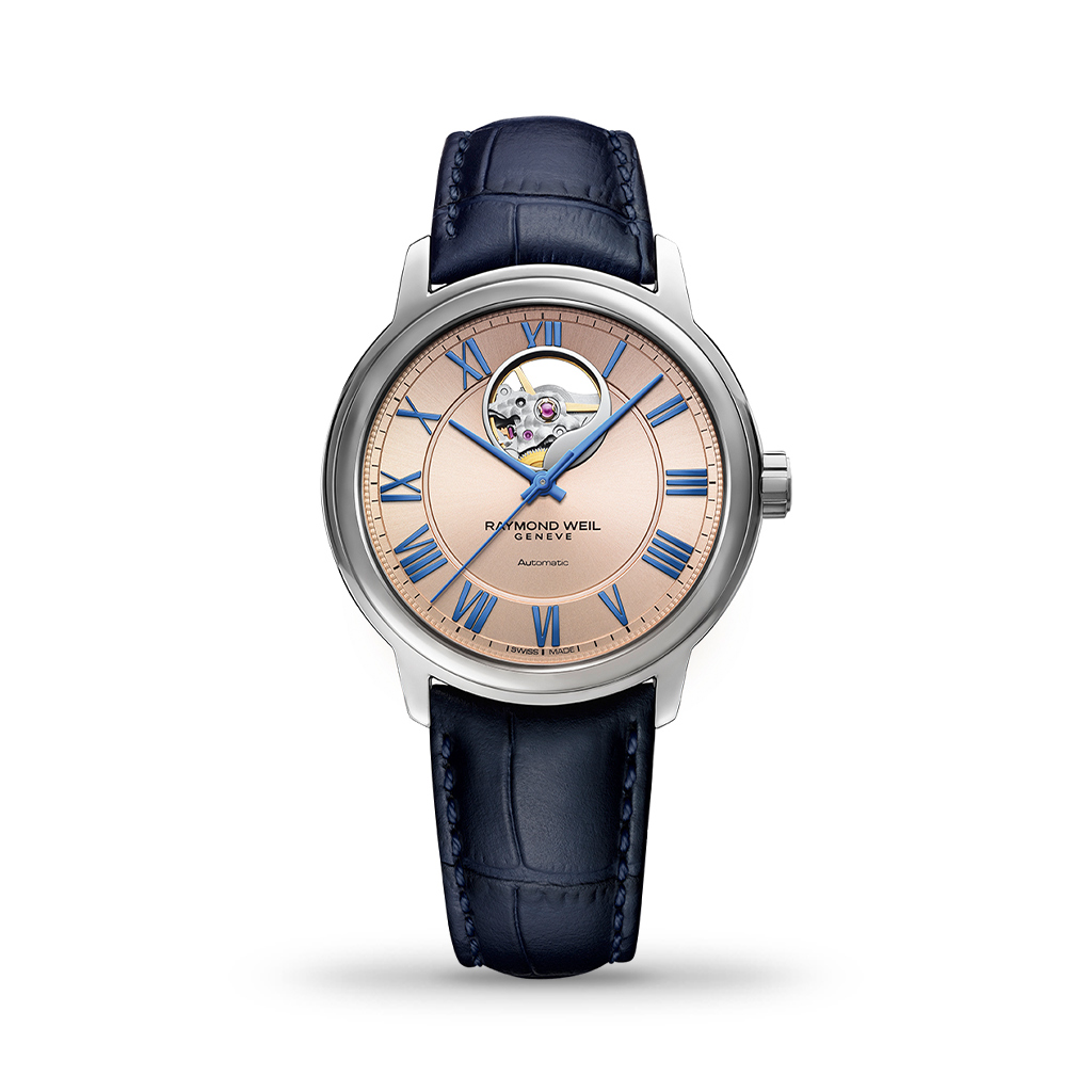 Raymond Weil Maestro Automatic 40mm Blue Leather Strap