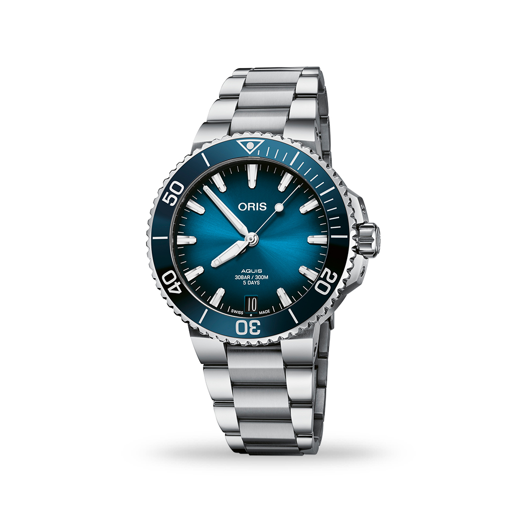 ORIS Aquis Diver Calibre 400 Automatic Blue Dial 41mm Bracelet