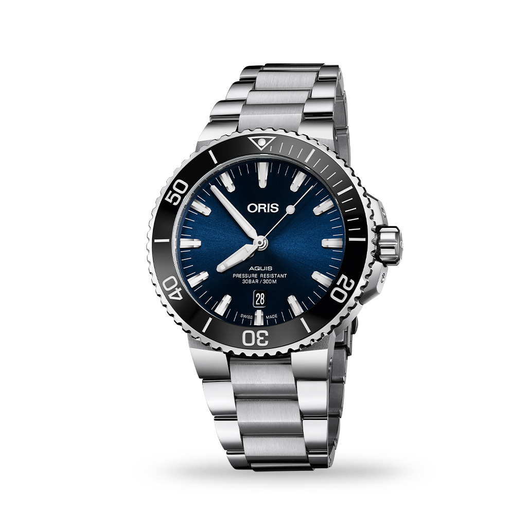 ORIS Aquis Date Blue Dial 43mm Bracelet