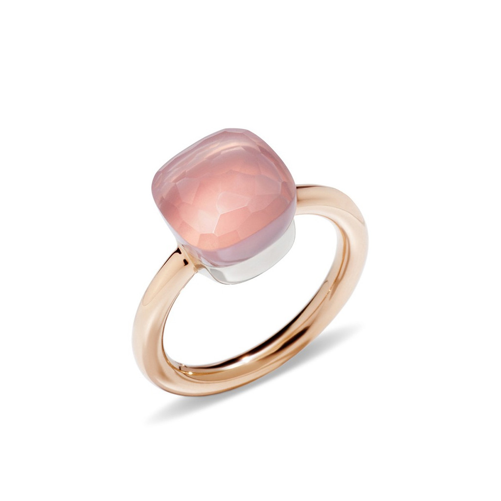 Pomellato Nudo Classic Ring Pink Quartz