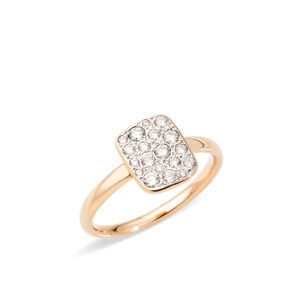 Pomellato Sabbia Diamond Pave Dress Ring