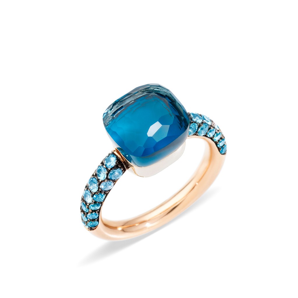 Pomellato Nudo London Blue Topaz &#038; Turquoise