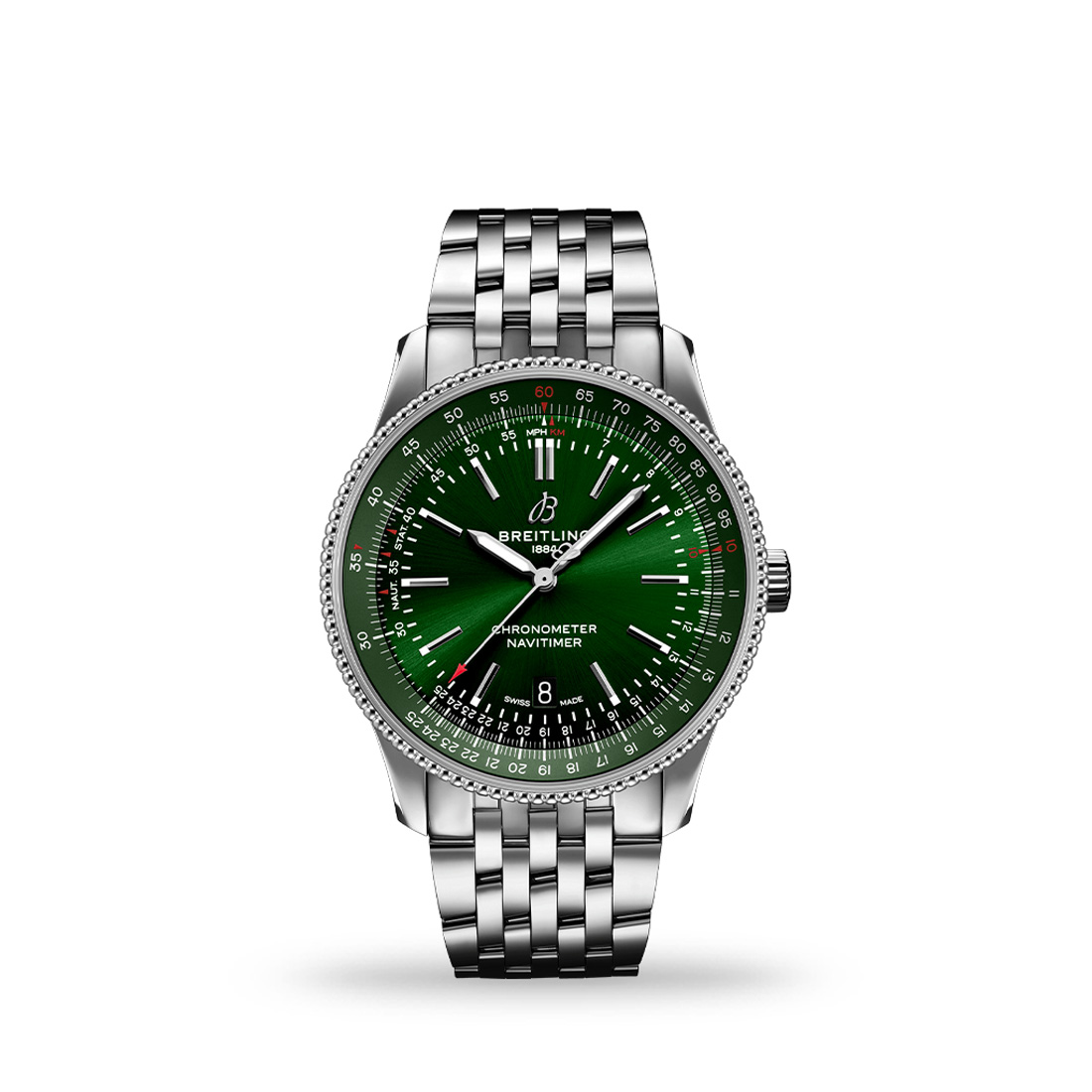 Breitling Navitimer Automatic 41mm Green Dial Bracelet