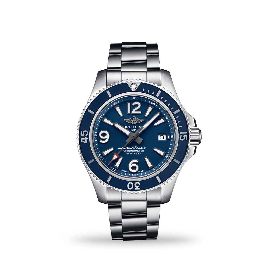 Breitling Superocean Automatic 42mm Blue Dial Bracelet