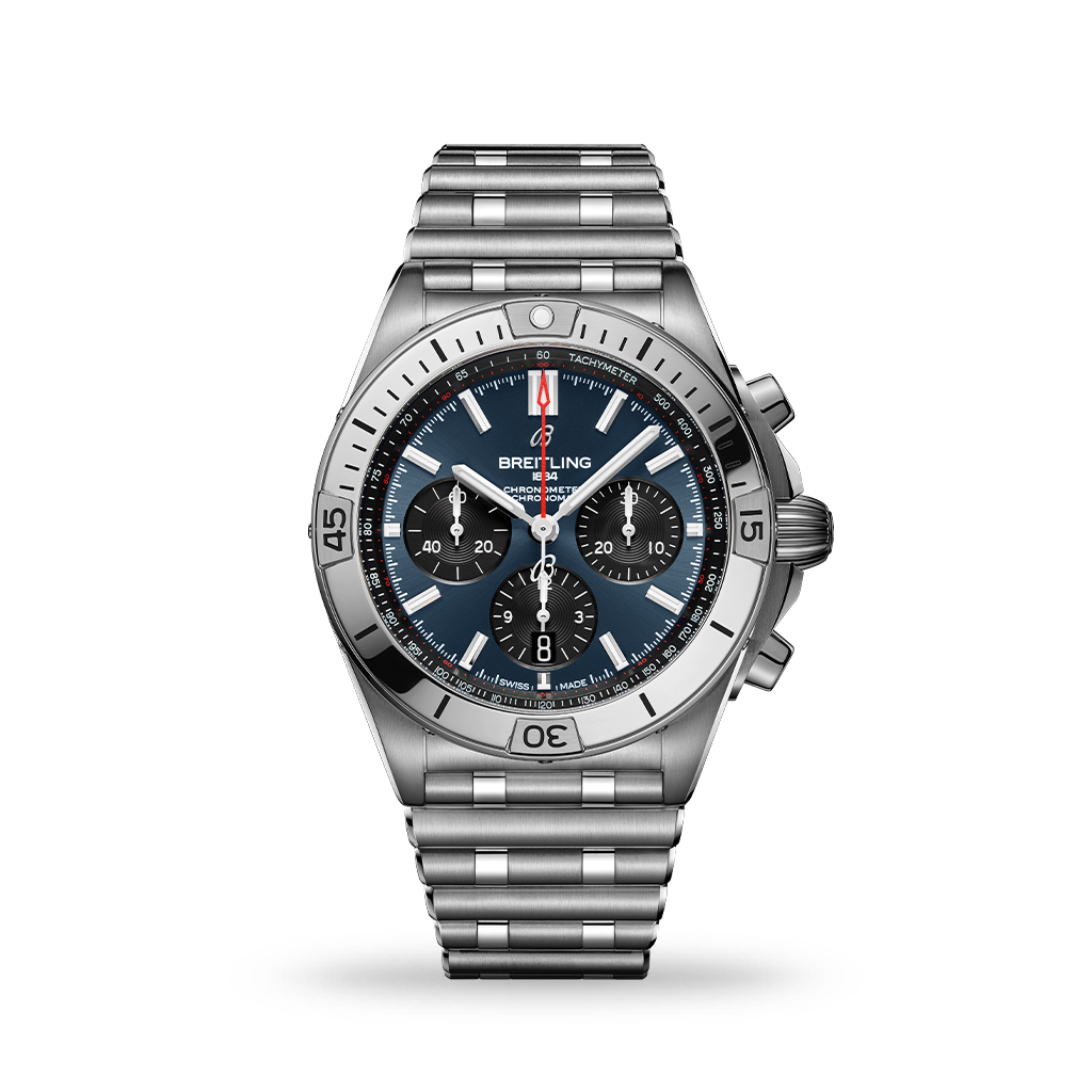 Breitling Chronomat B01 42mm Blue Dial Bracelet