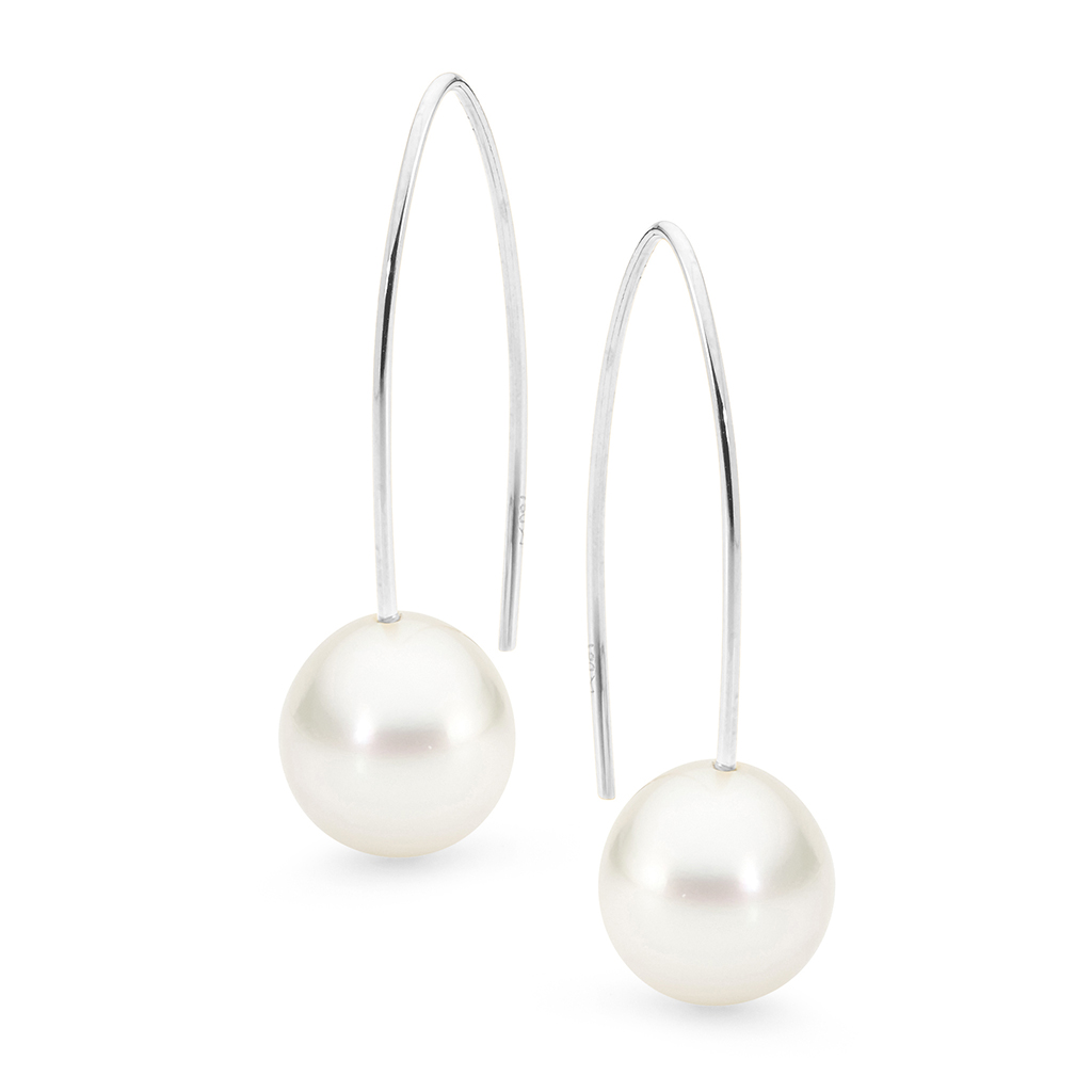 Allure South Sea Pearl Wire Hook Earrings