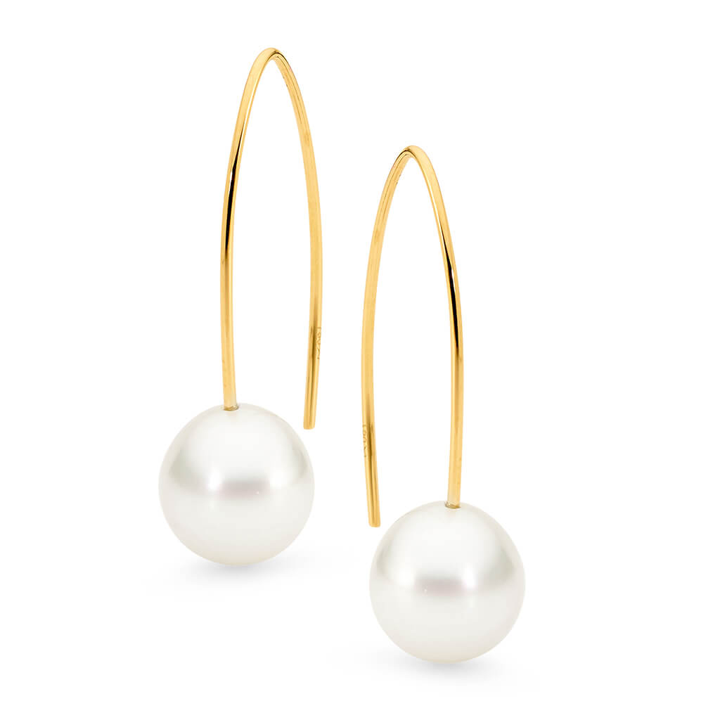 Allure South Sea Pearl Wire Hook Earrings