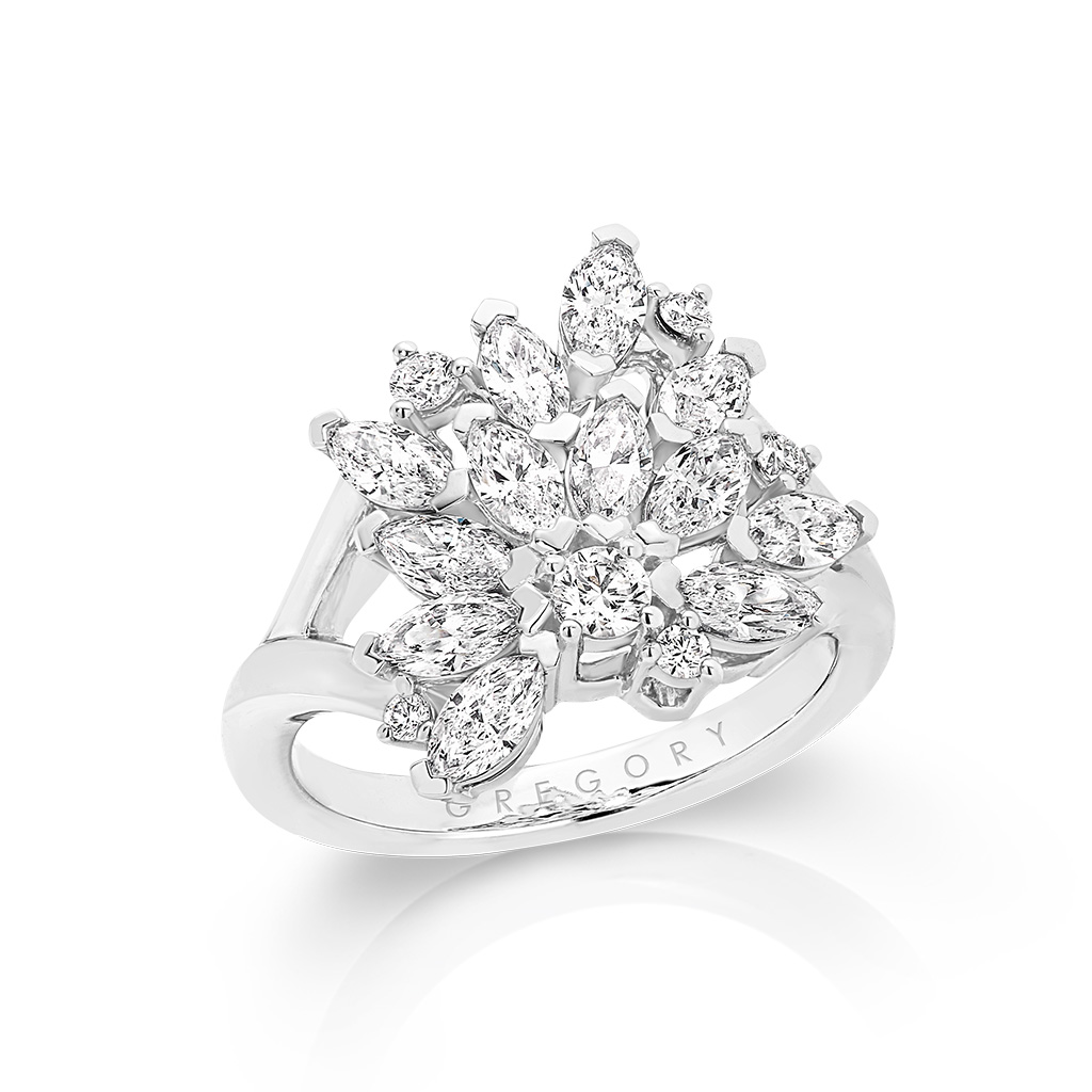 Marquise Diamond Enchanted Ring