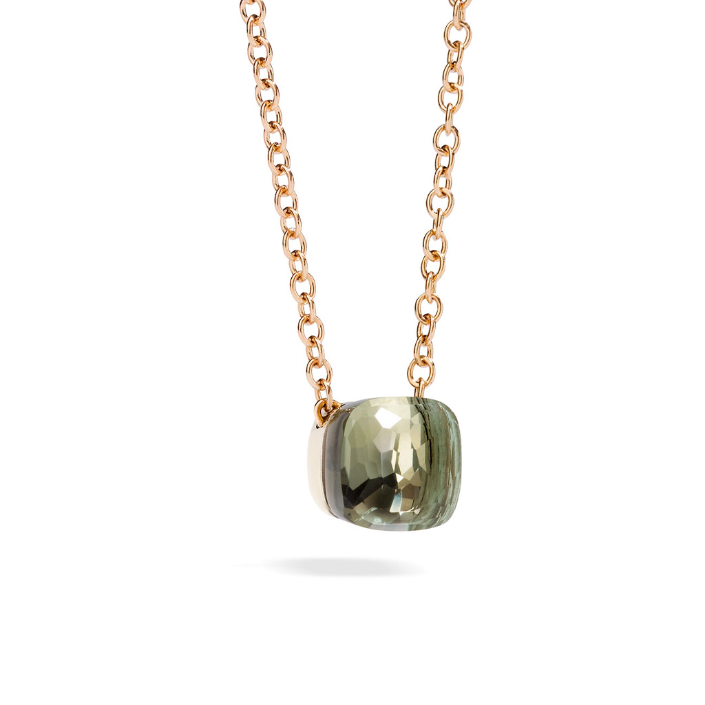 Pomellato Nudo Classic Prasolite Pendant with Chain