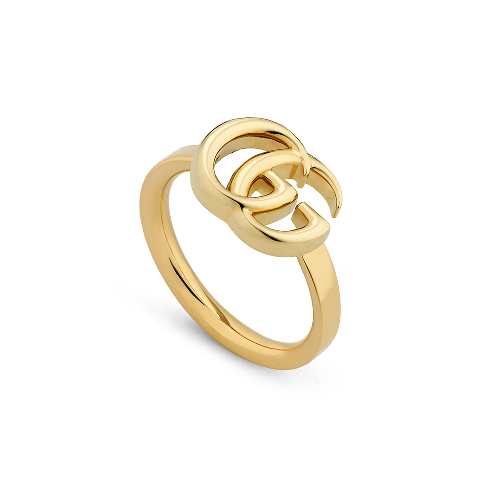 Gucci GG Running Yellow Gold Ring