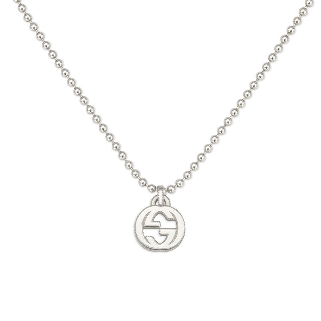 Gucci Interlocking G Necklace in Silver