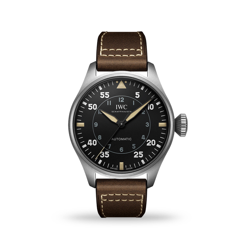 IWC Big Pilot&#8217;s 43 Spitfire Automatic Titanium Black Dial 43mm Leather