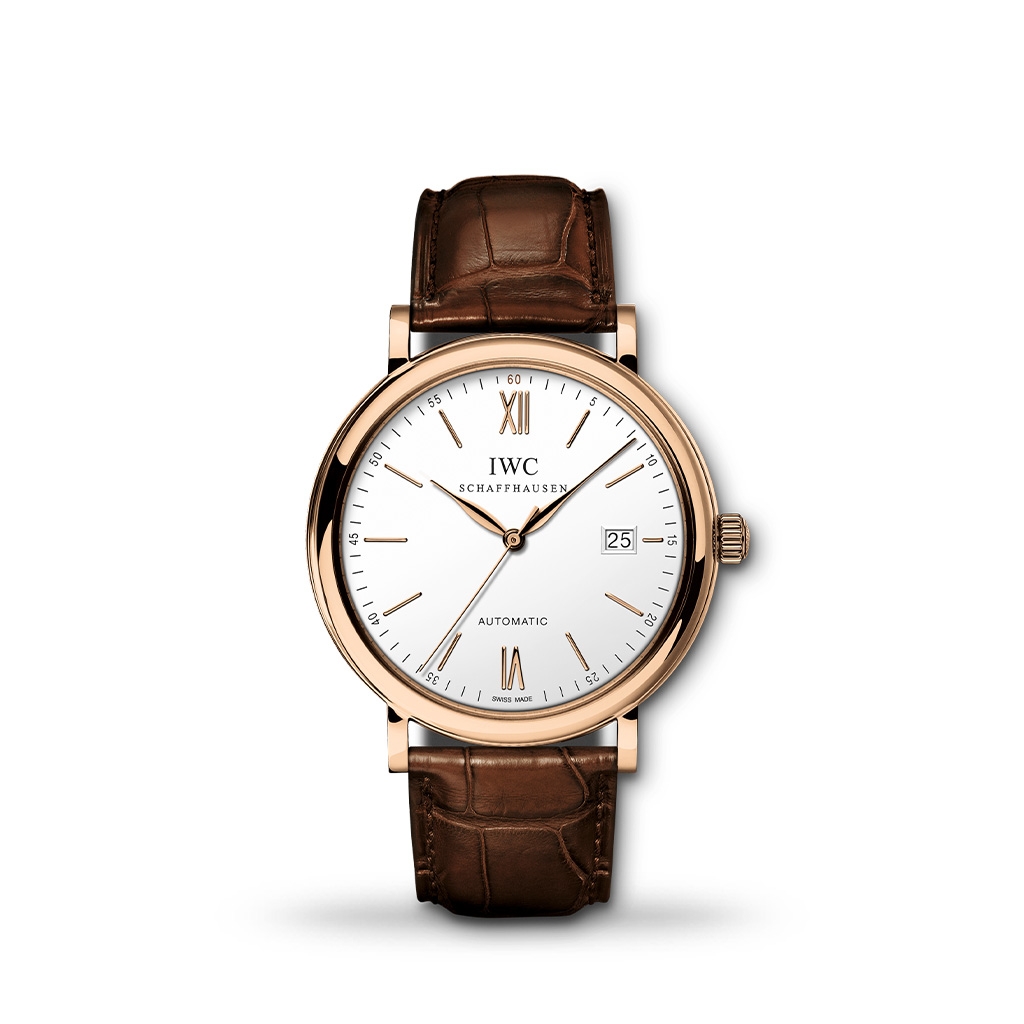 IWC Portofino Rose Gold 40mm Leather