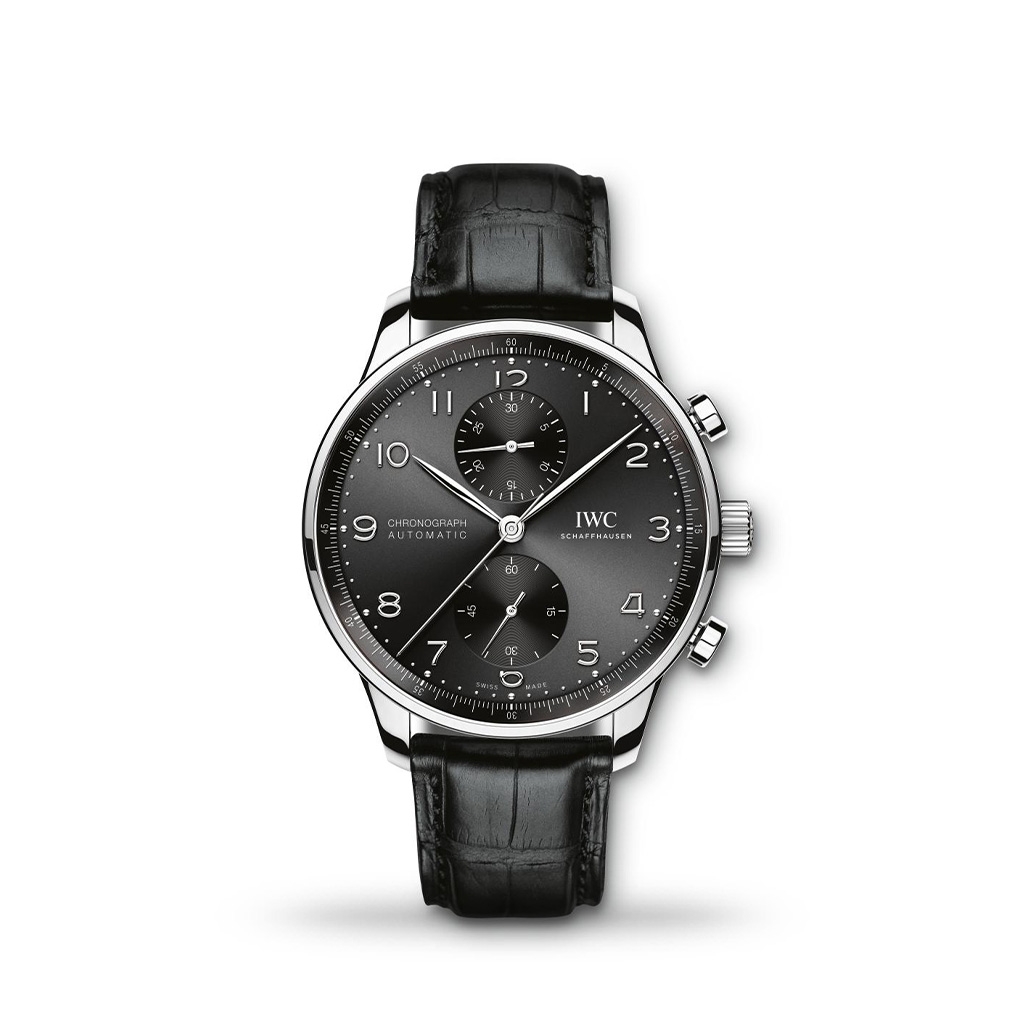 IWC Portugieser Chronograph 41mm Leather Strap