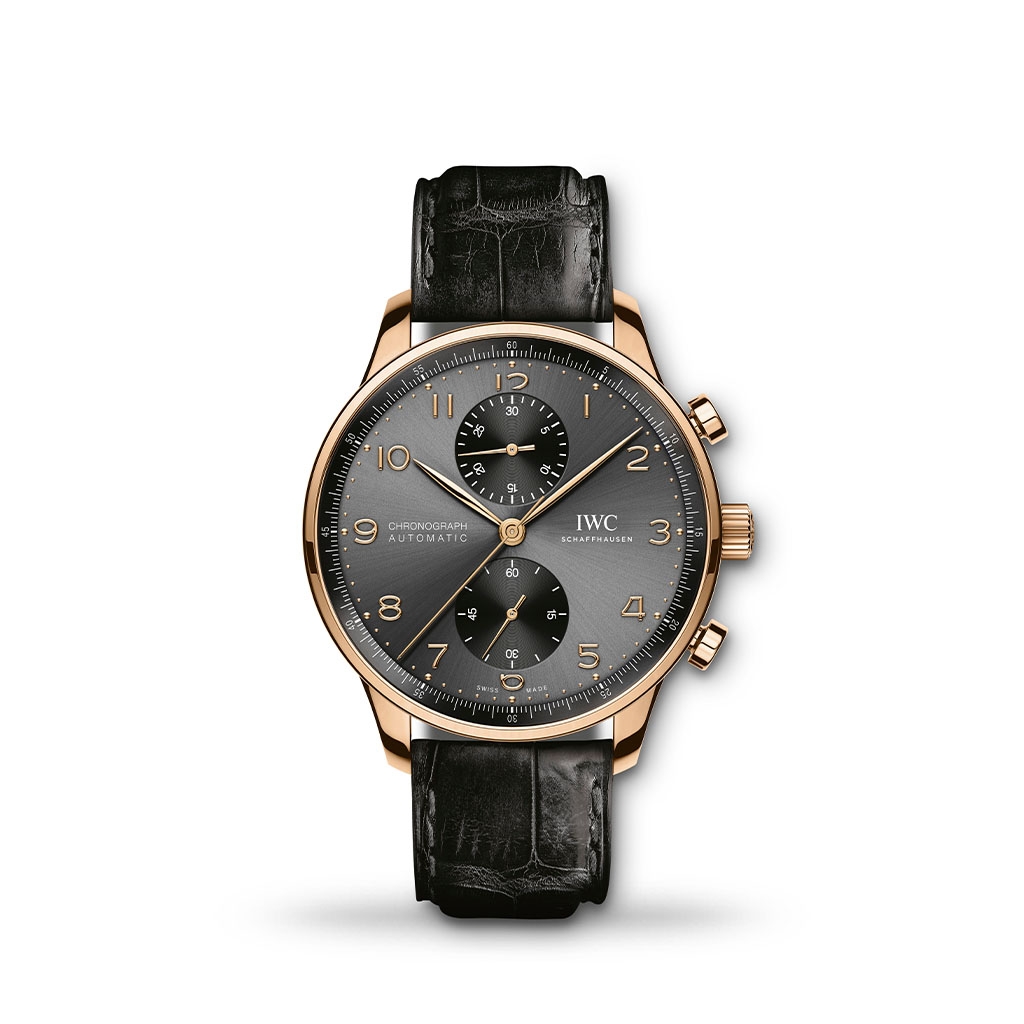 IWC Portugieser Chronograph 41mm Leather Strap