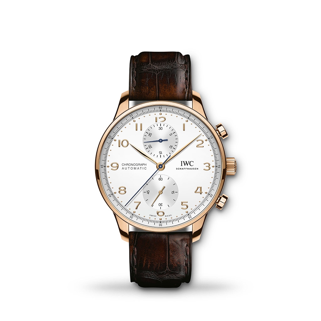 IWC Portugieser Chronograph 41mm Leather Strap