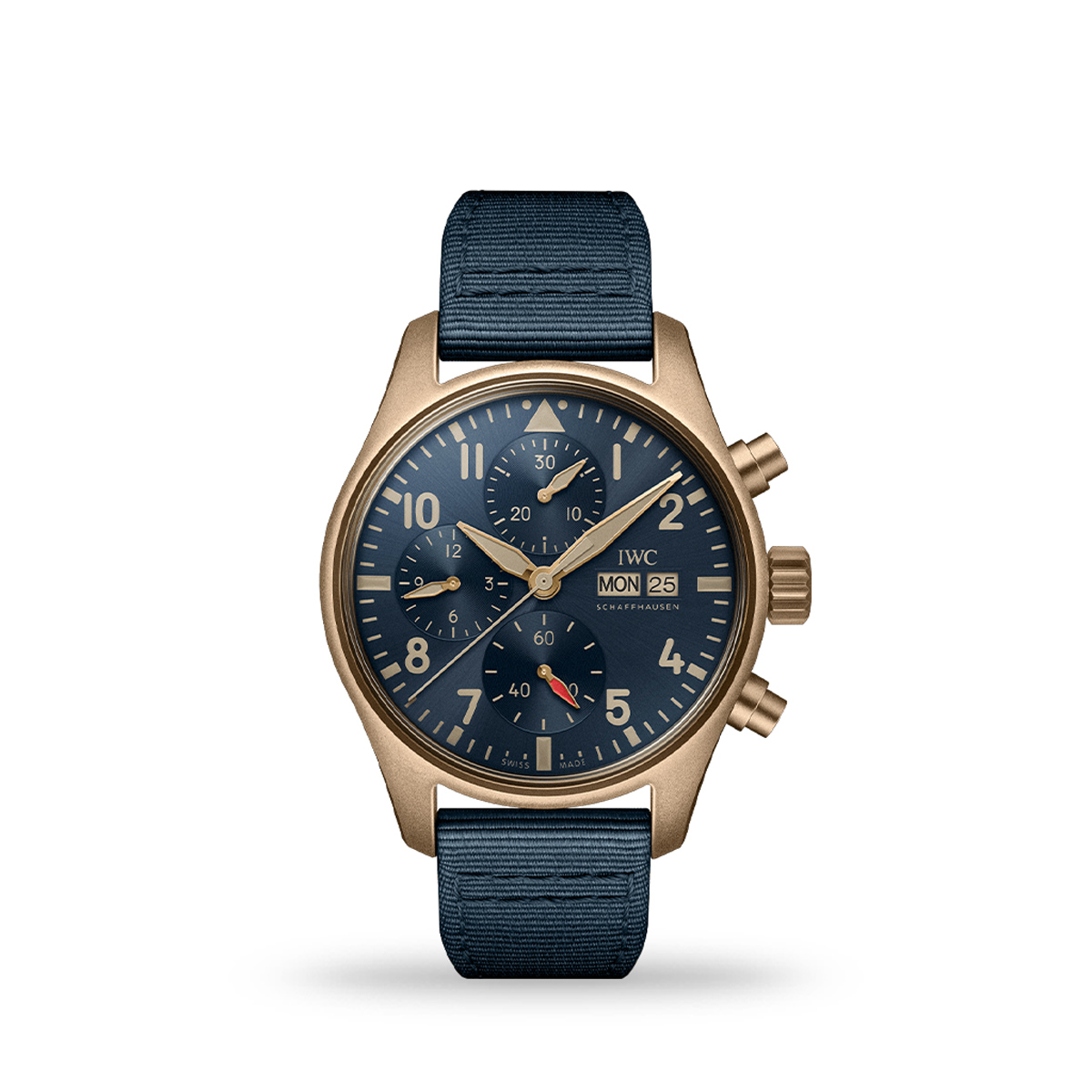 IWC Pilot&#8217;s Watch Chronograph 41 Bronze Case Textile Strap