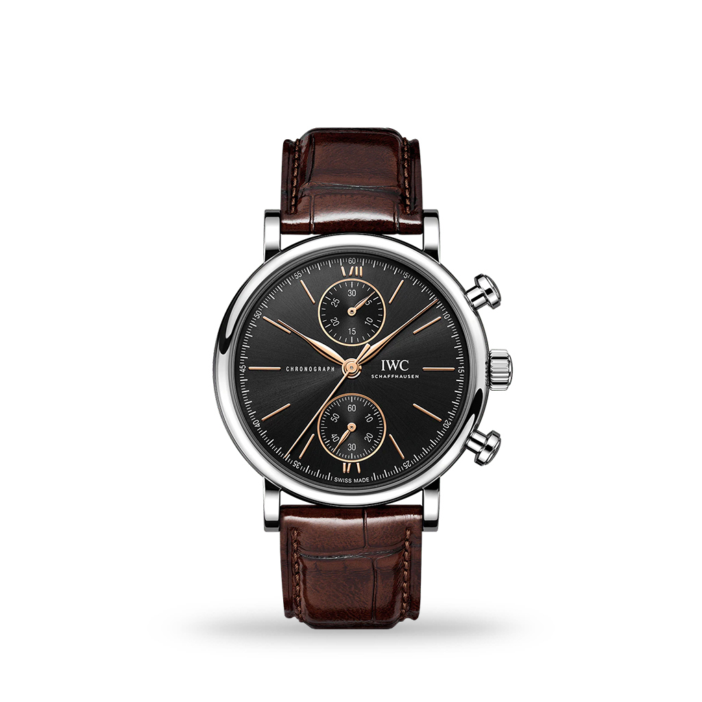 IWC Portofino Chronograph 39mm Brown Leather