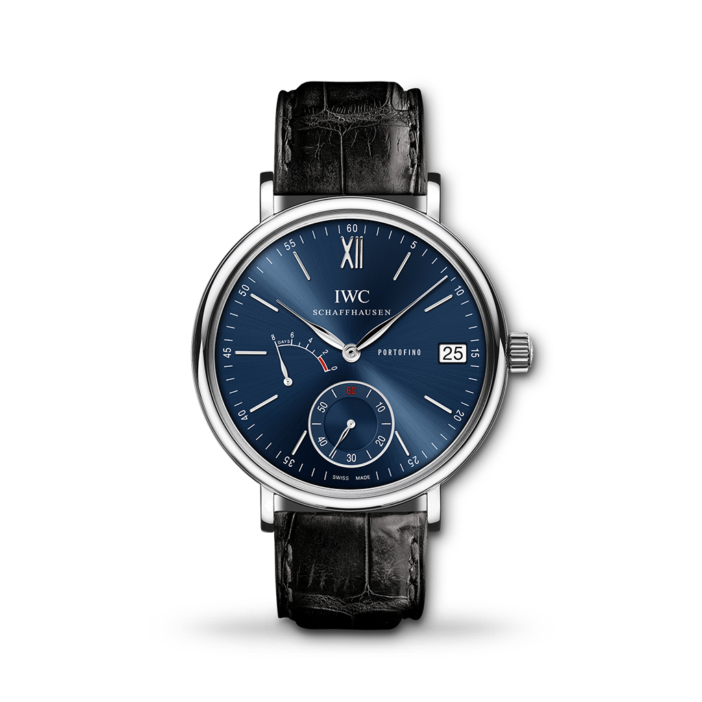 IWC Portofino Hand-Wound Eight Days 45mm Leather Strap