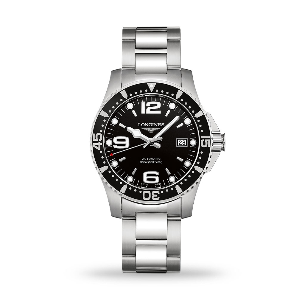 Longines HydroConquest Automatic Black Dial 41mm Bracelet