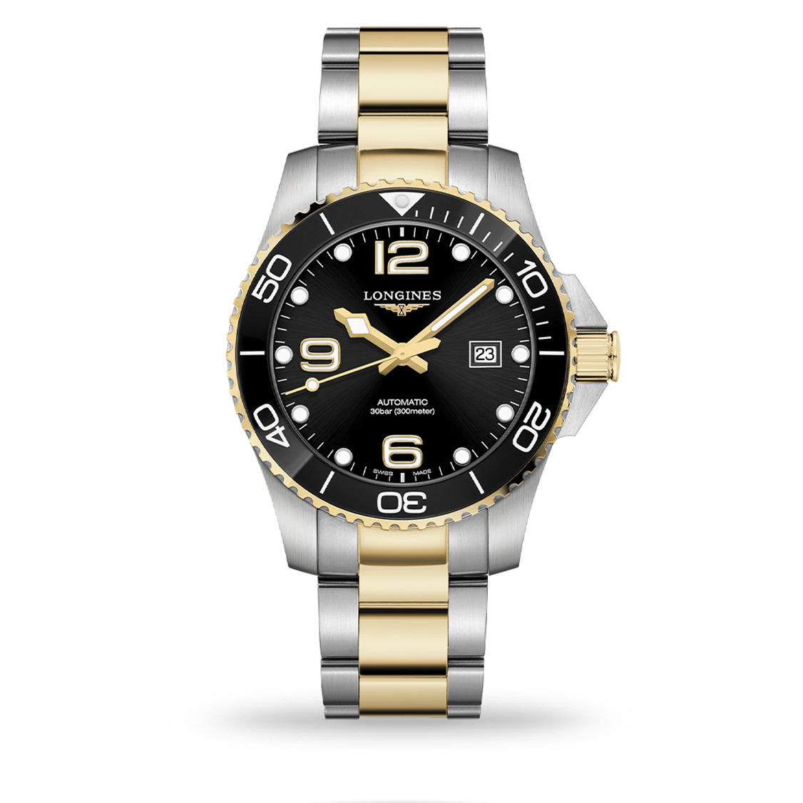 Longines HydroConquest Automatic 43mm Black Dial Bracelet