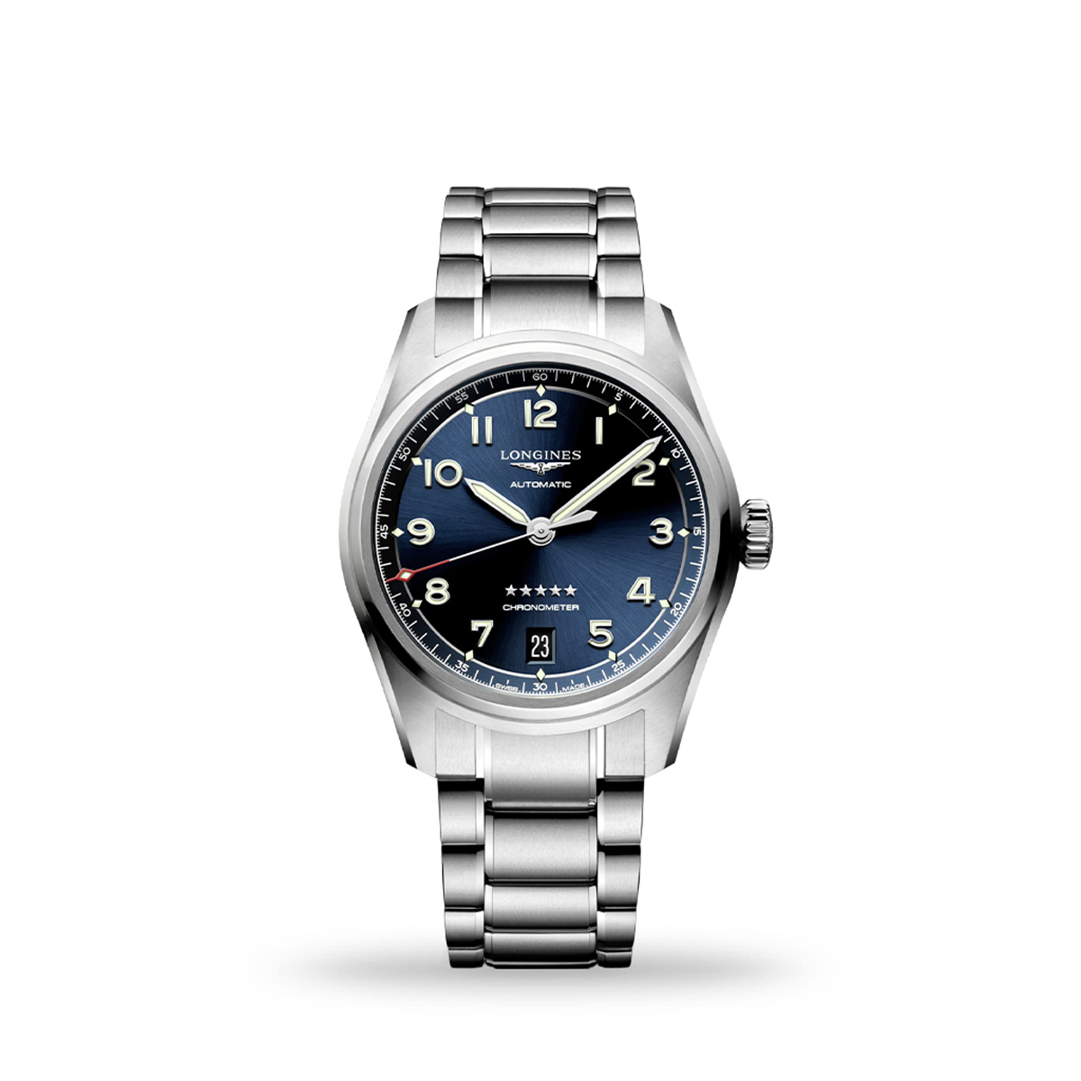 Longines Spirit Automatic 37mm Blue Dial Bracelet