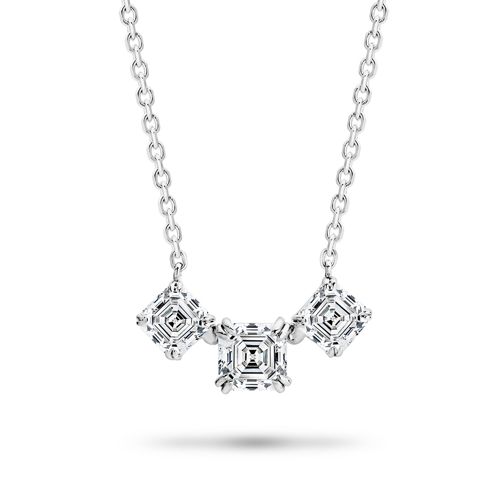 Cubic Zirconia Silver Trilogy Nikki Necklace