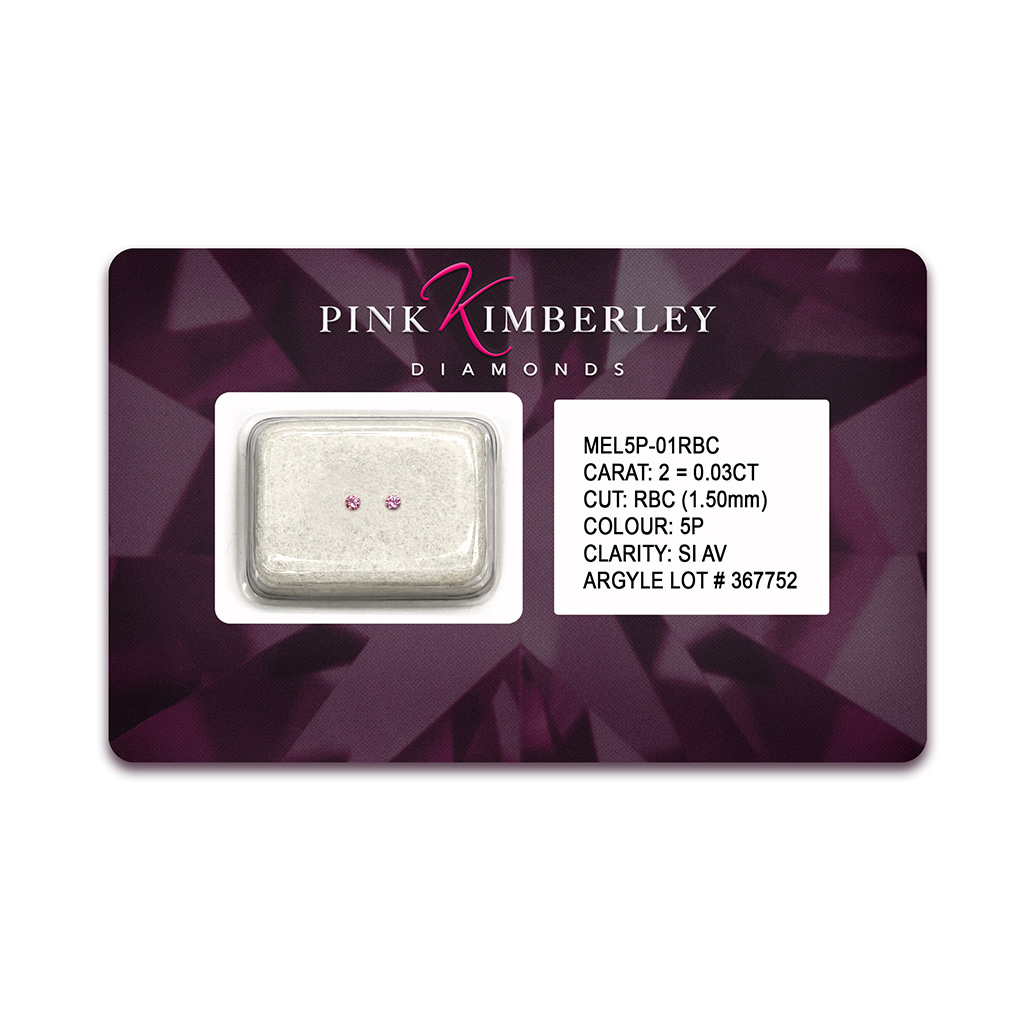 Loose Argyle Pink Diamonds Seal 2=0.03ct 5P/SIAV