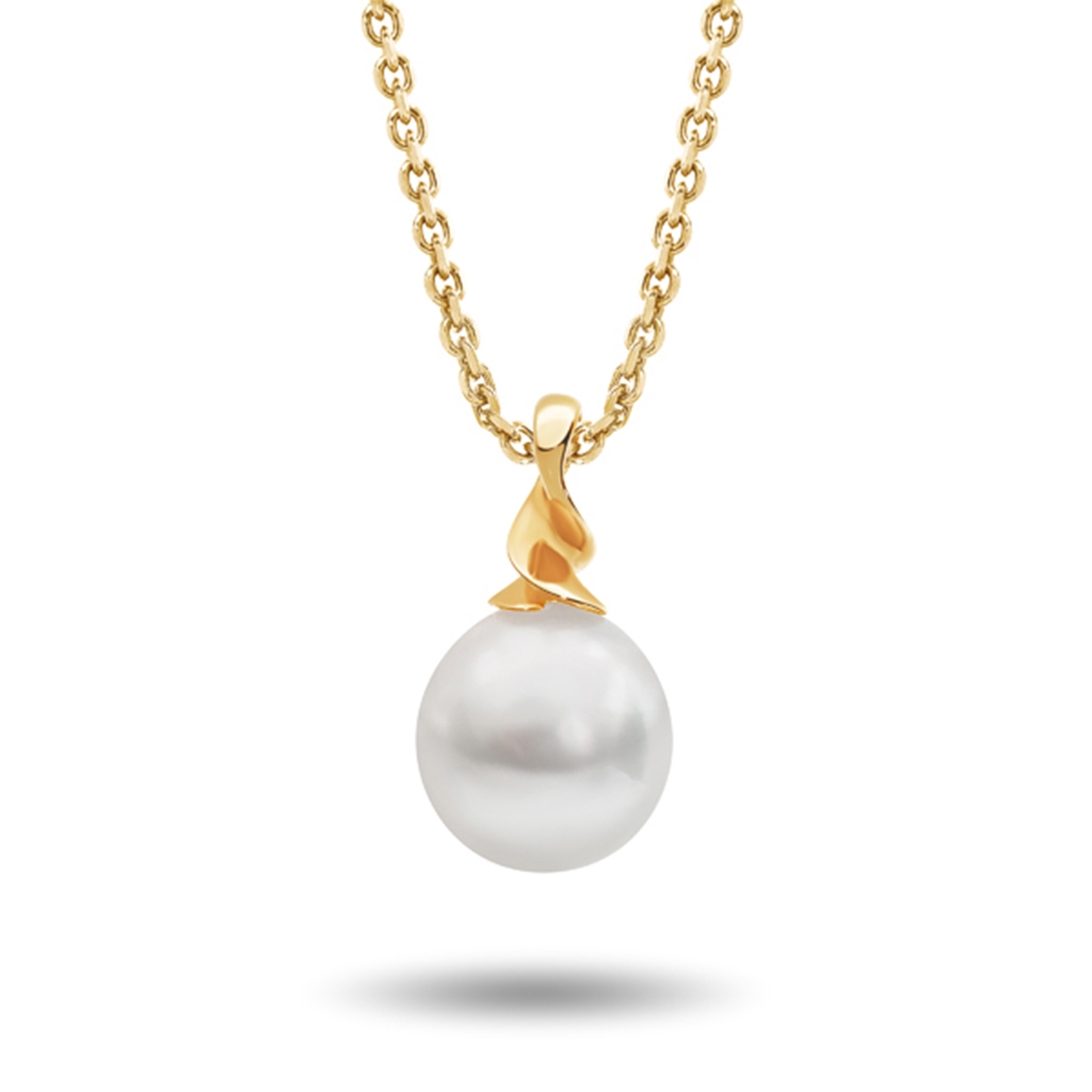 Allure South Sea Pearl Twisted Pendant