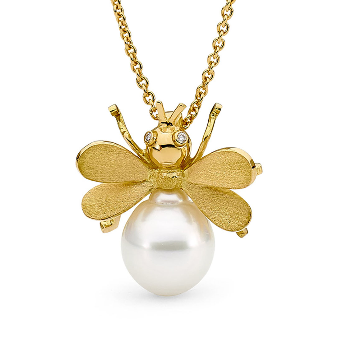 Allure South Sea Pearl Bumblebee Pendant