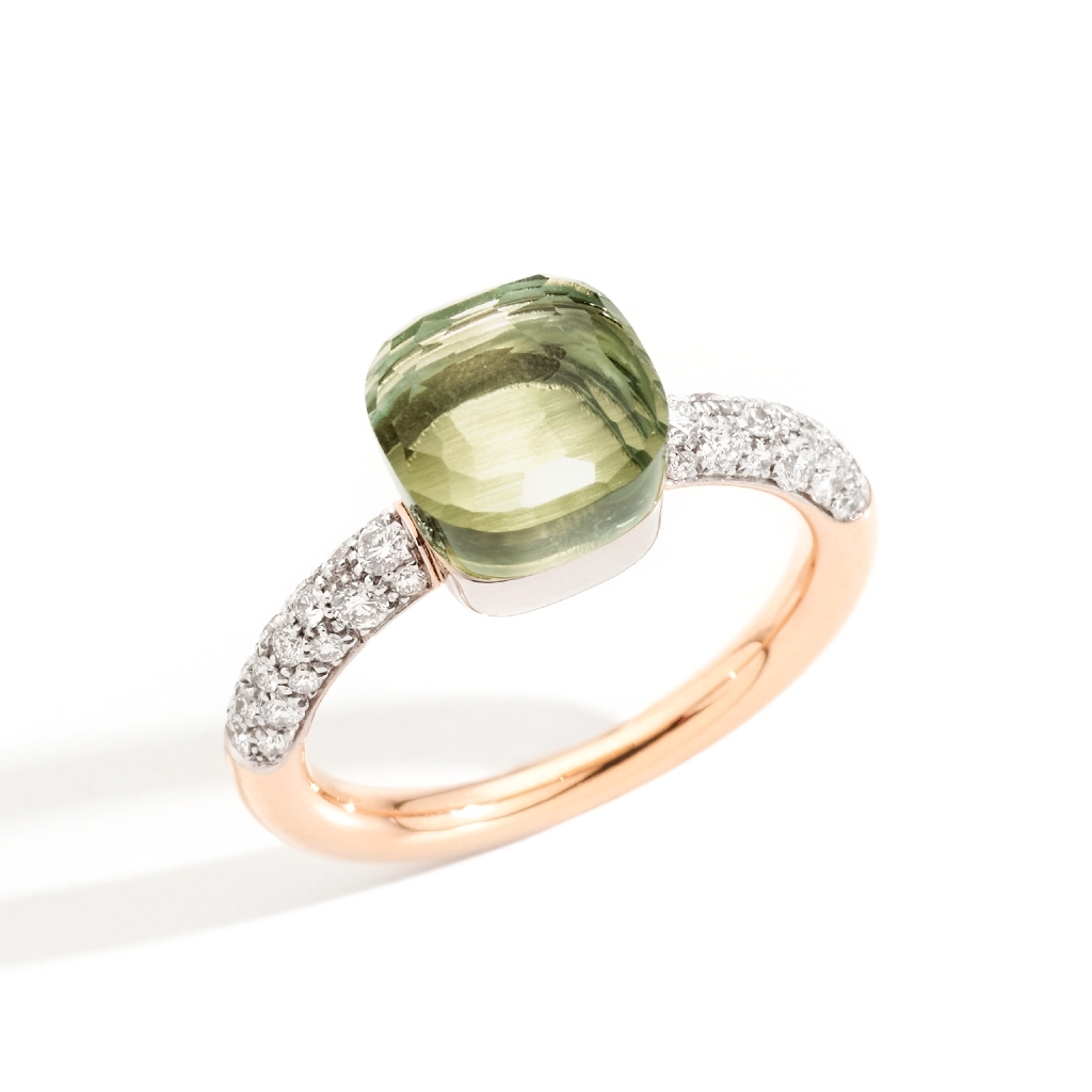 Pomellato Nudo Petit Diamonds &#038; Prasiolite Ring