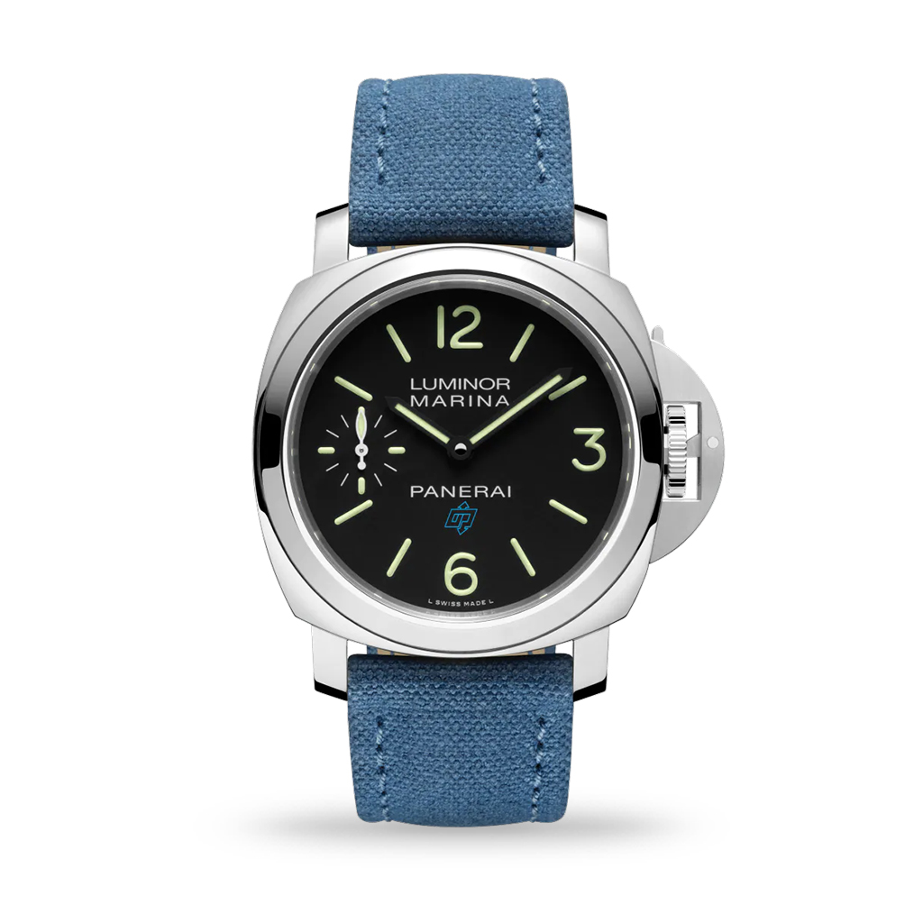 Panerai Luminor Logo 44mm Canvas Blue Strap