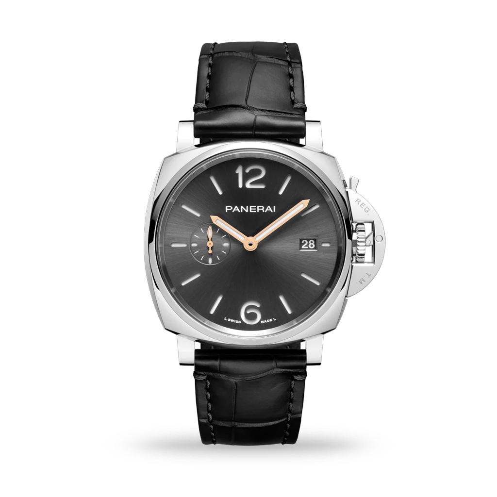 Panerai Luminor Due 42mm Black Leather Strap