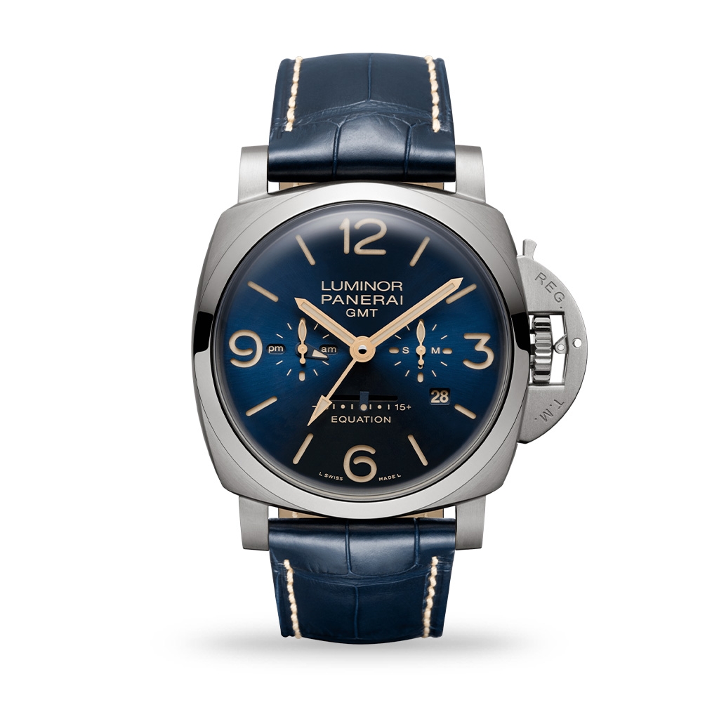 Panerai Luminor Equation of Time 47mm Blue Leather Strap