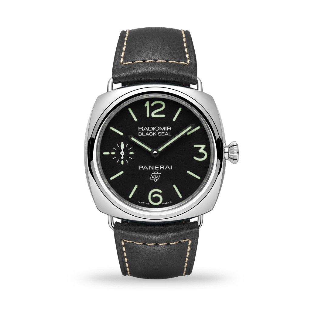 Panerai Radiomir Black Seal Logo 45mm Black Strap