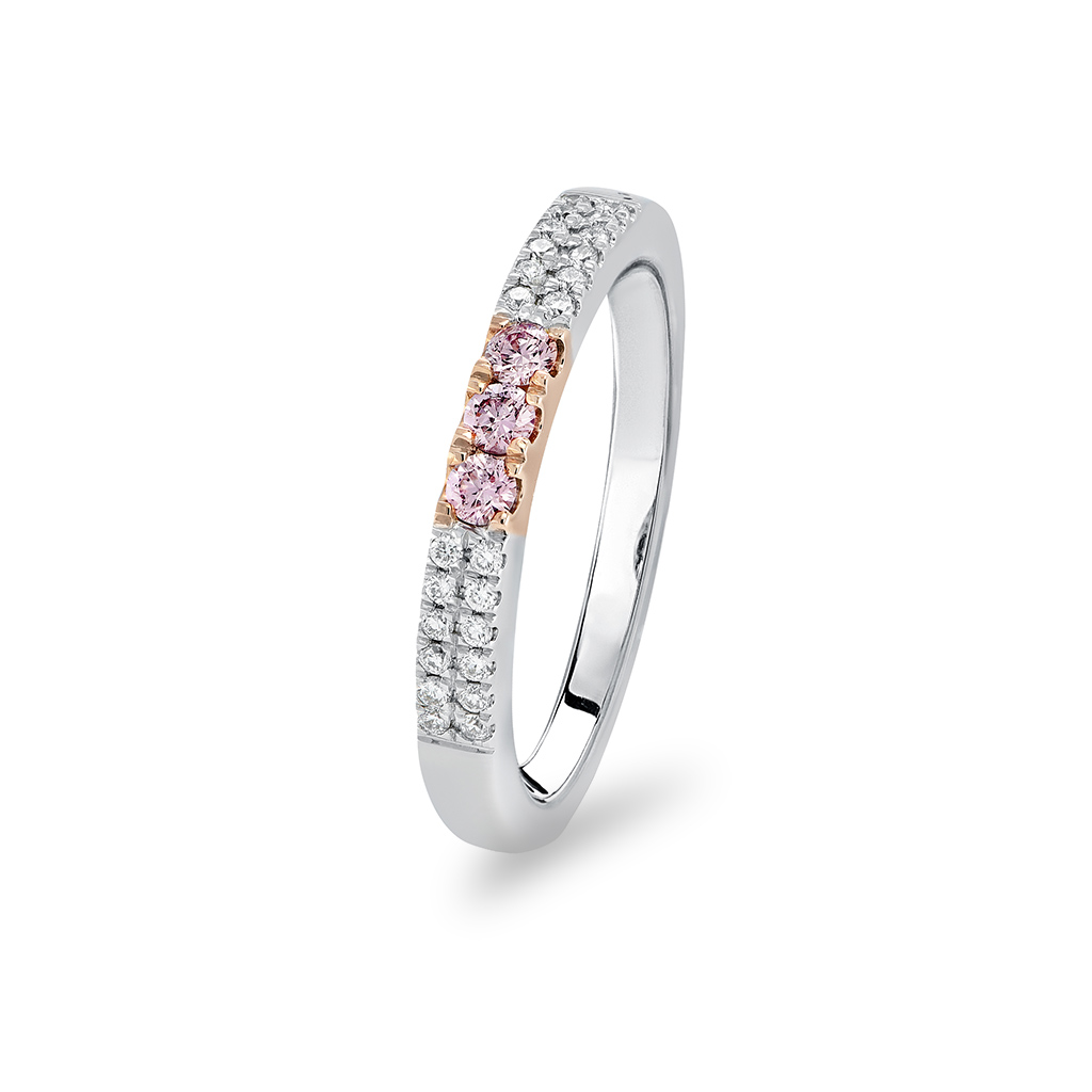 Kimberley White &#038; Argyle Pink Diamond Swoon Wedder