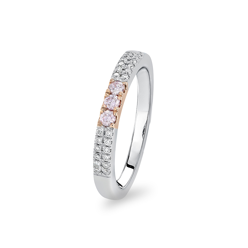 Kimberley White &#038; Argyle Pink Diamond Swoon Wedder