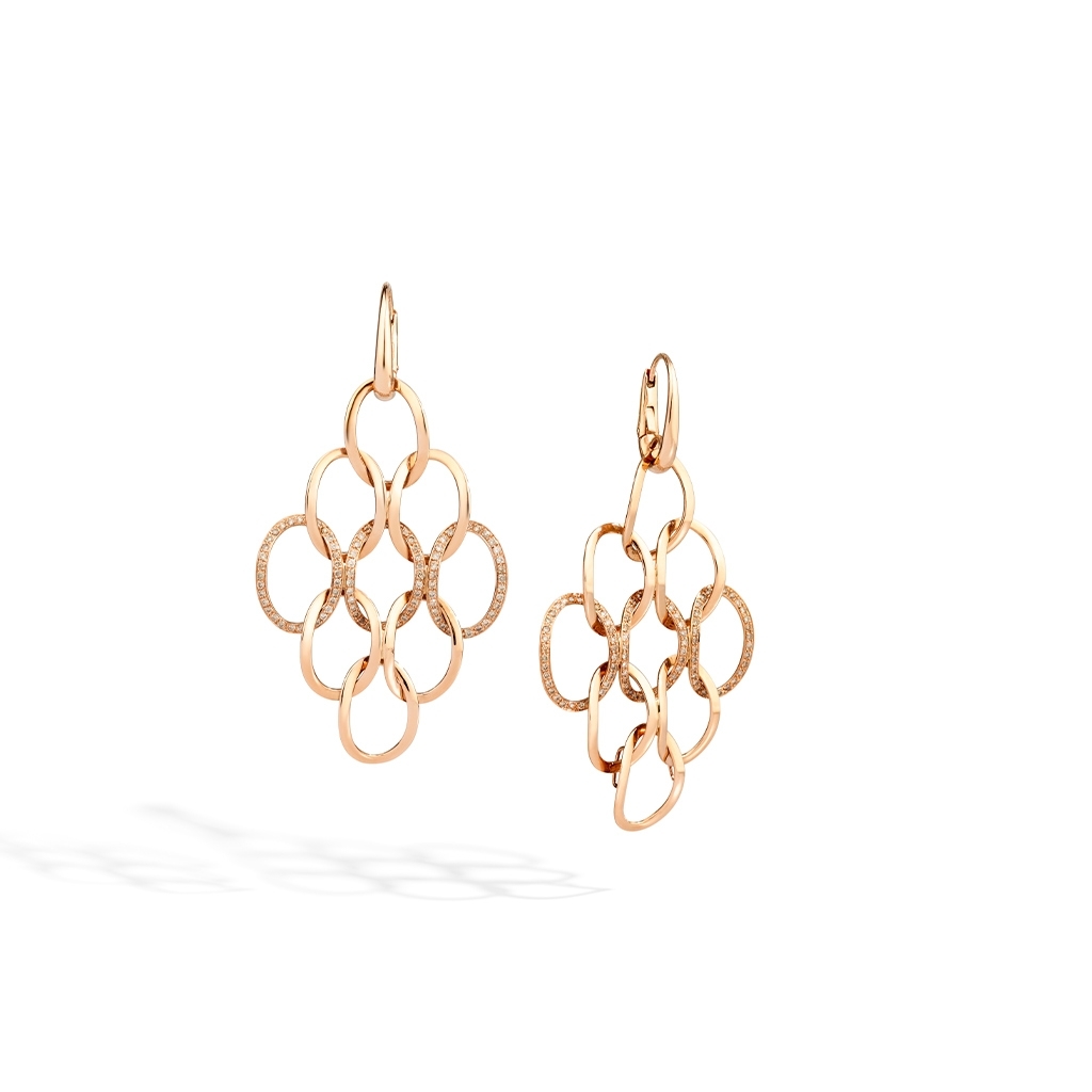 Pomellato Brera Diamond Chandelier Earrings