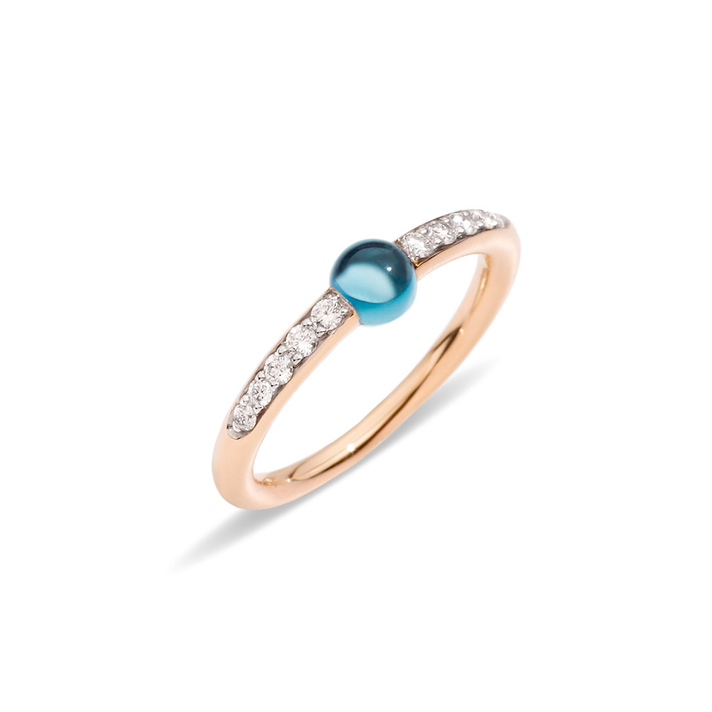 Pomellato M&#8217;ama Non M&#8217;ama London Blue Topaz Ring