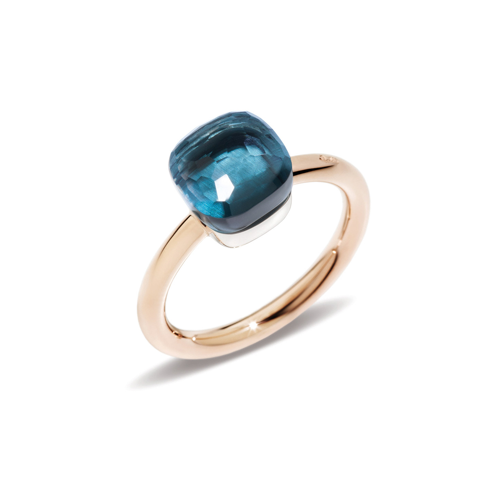 Pomellato Nudo Petit Ring London Topaz