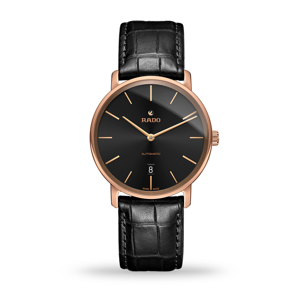 Rado Diamaster Thinline Automatic 40mm Leather Strap