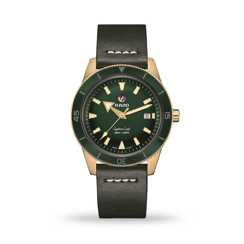 Rado Captain Cook Bronze Automatic 42mm Leather Strap