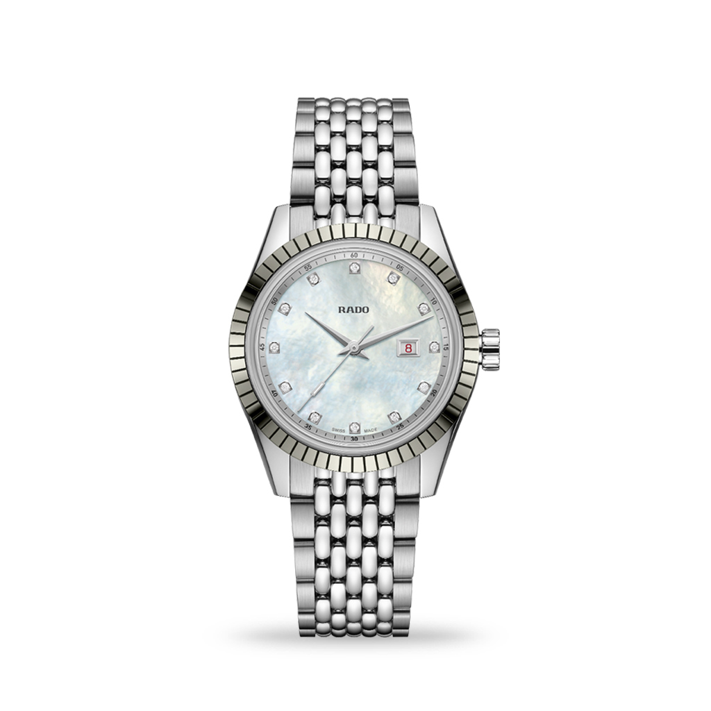 Rado HyperChrome Classic Quartz 35mm mother-of-pearl Dial Bracelet