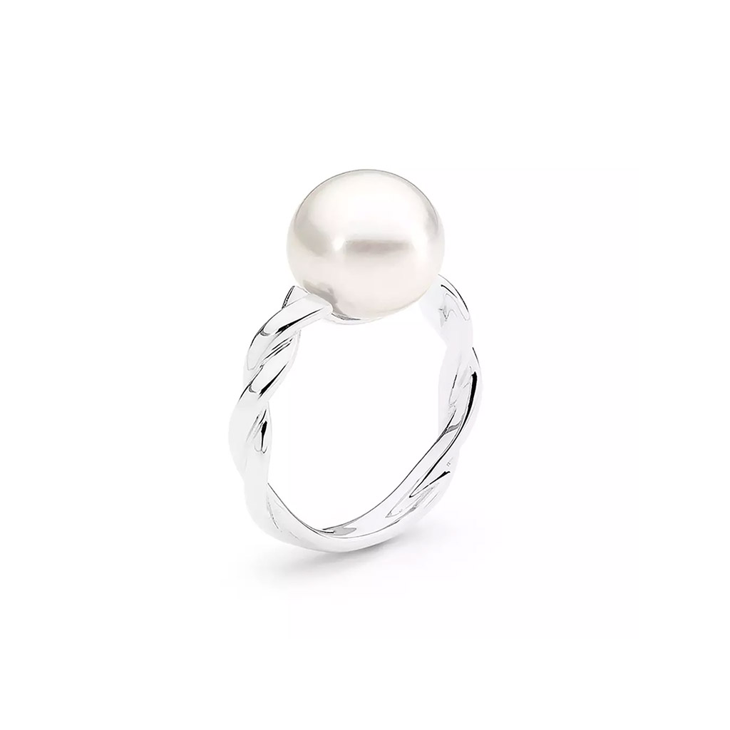 Allure South Sea Pearl Twisted Ring