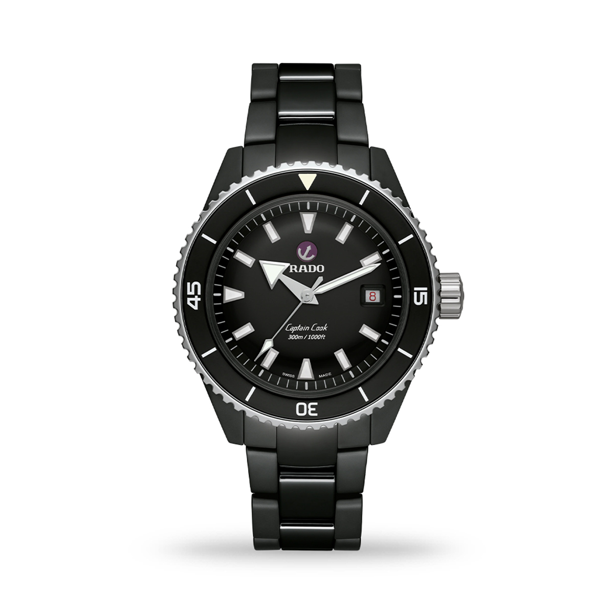 Rado Captain Cook High-Tech Ceramic Diver 43mm Black Bracelet