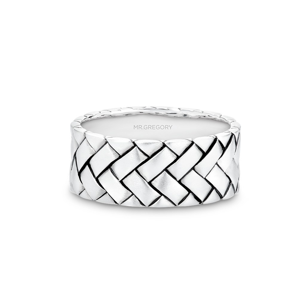 Sterling Silver Chevron Ring