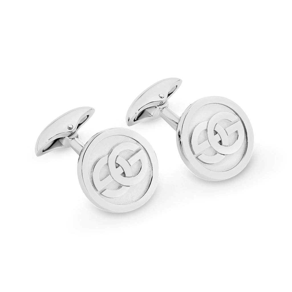 Sterling Silver Signature Disc Cufflinks