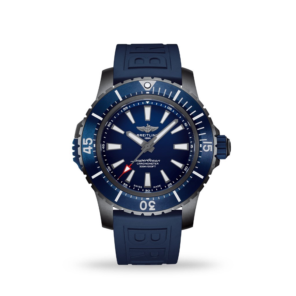 Breitling Superocean Automatic 48mm Blue Rubber Strap