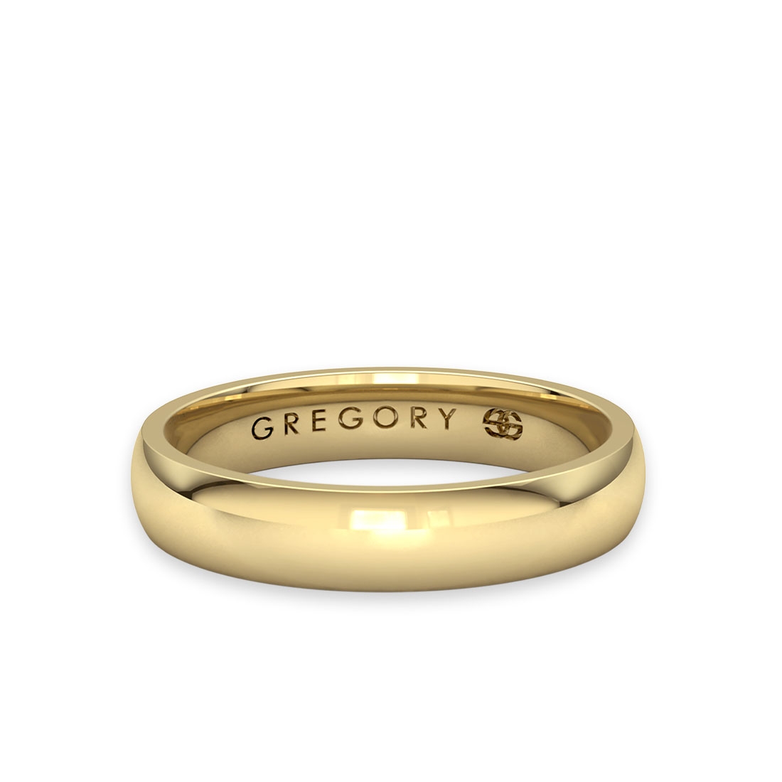 Yellow Gold Classic Wedding Band